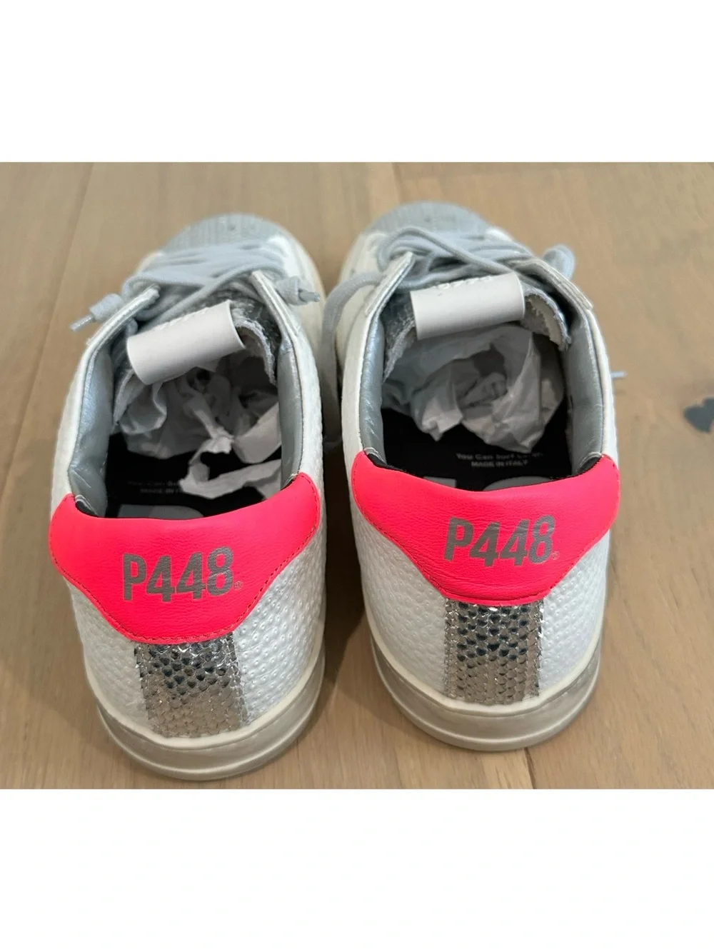 New P448 John Peakary Sneakers Sz 42